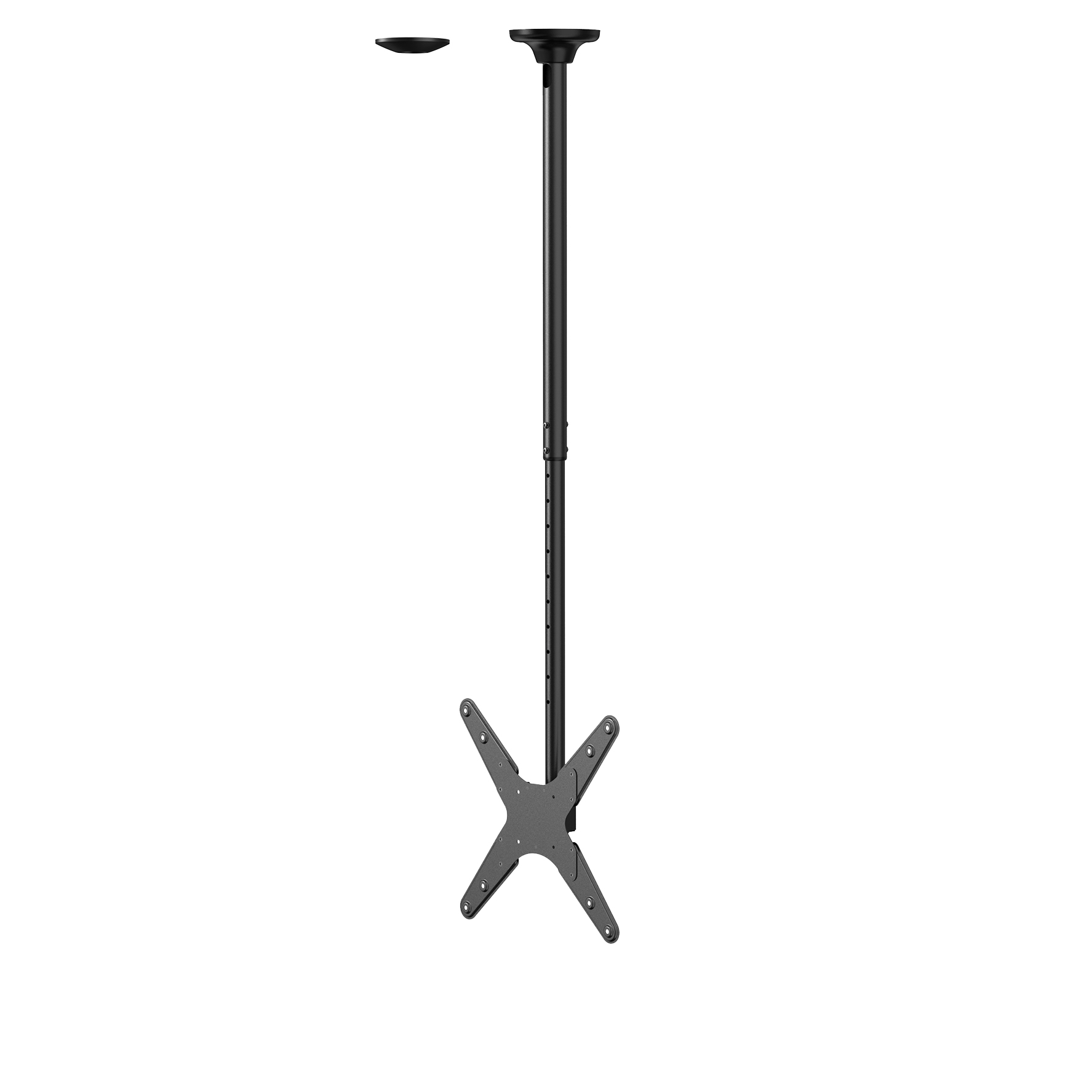 Neomounts FPMA-C340BLACK Supporto monitor/TV a soffitto 32-75" - alt. 106-156 cm
